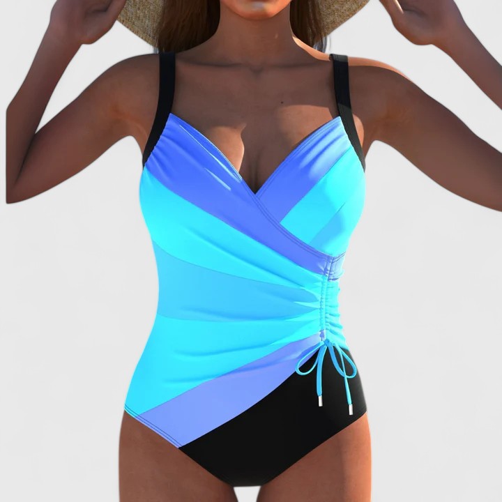 Costume da bagno sofisticato Greta – colore Blu