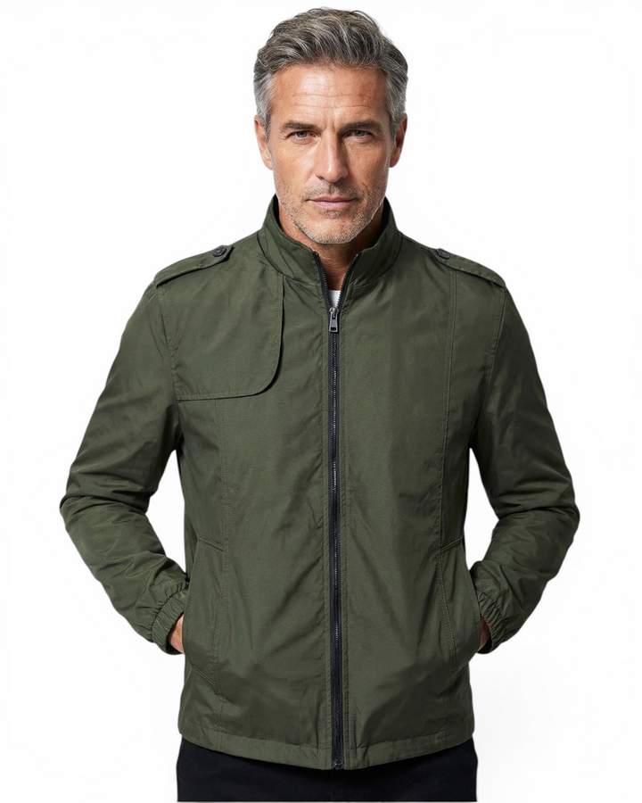 Giacca uomo leggera stile militare Franco - foto 6