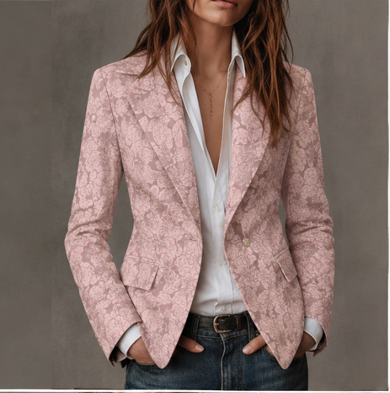Loretta | Blazer aderente in jacquard, foto 2