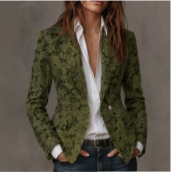 Loretta | Blazer aderente in jacquard, foto 4