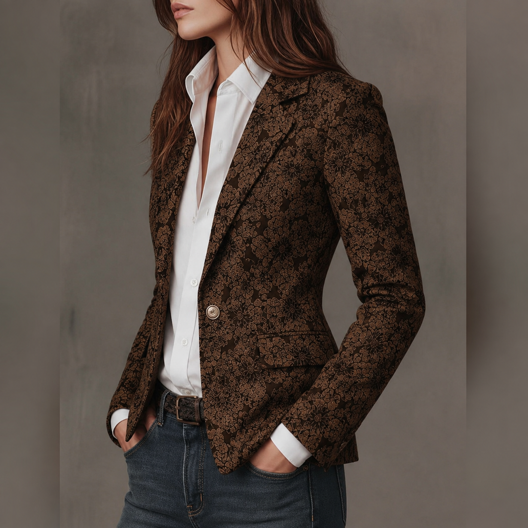 Loretta | Blazer aderente in jacquard, foto 7