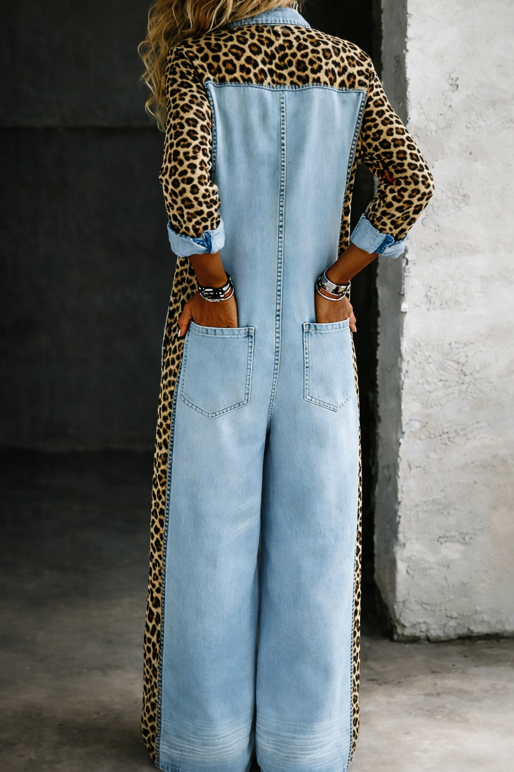 Salopette in denim Ludovica – foto 2