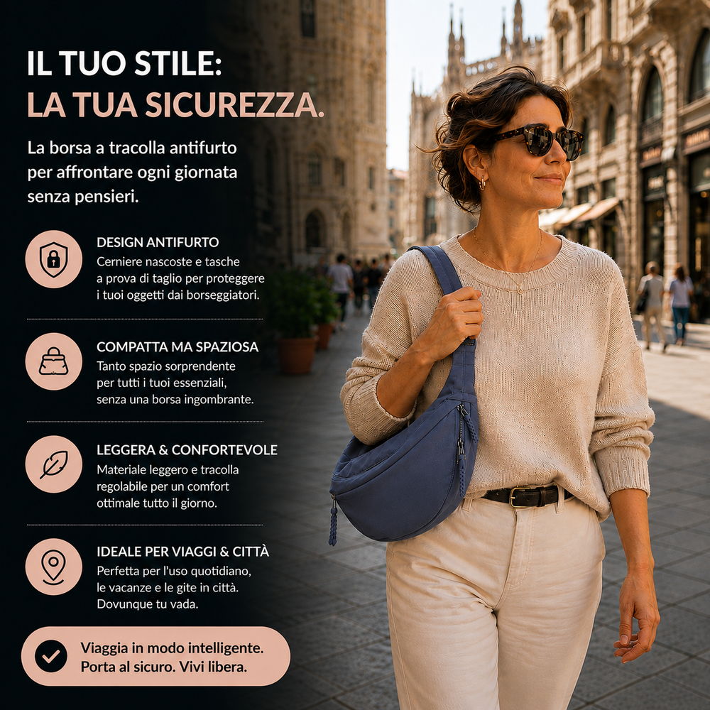Mara – Borsa a Spalla Blu, foto 2