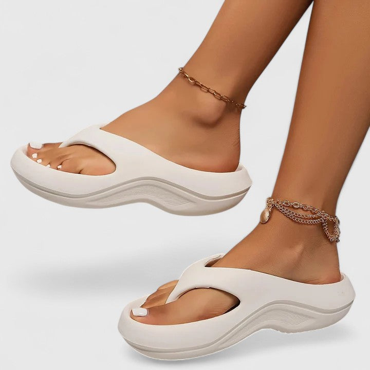Sandali leggeri da infilare Margherita – colore Bianco