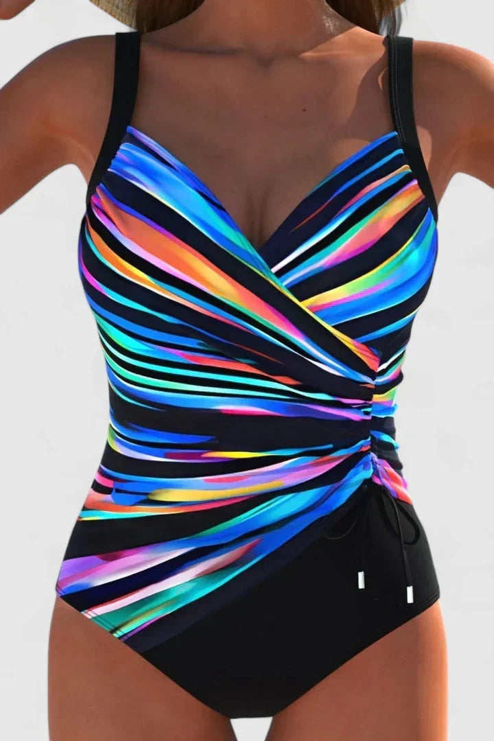 Costume da bagno elegante Martina – colore Strisce Nere