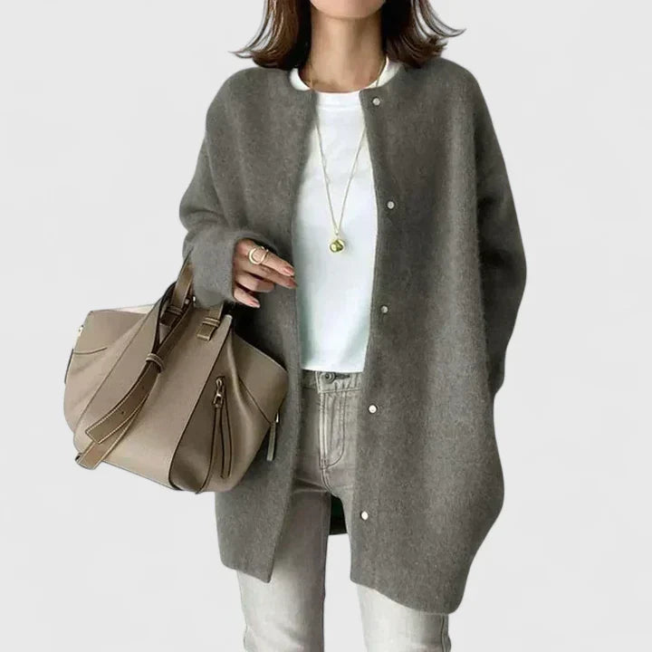Giacca Confortevole Matilde – colore Grigio Scuro