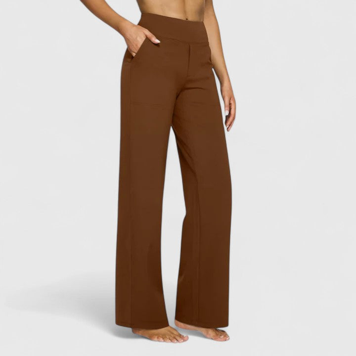 Pantaloni Sofisticati Mia – colore Marrone