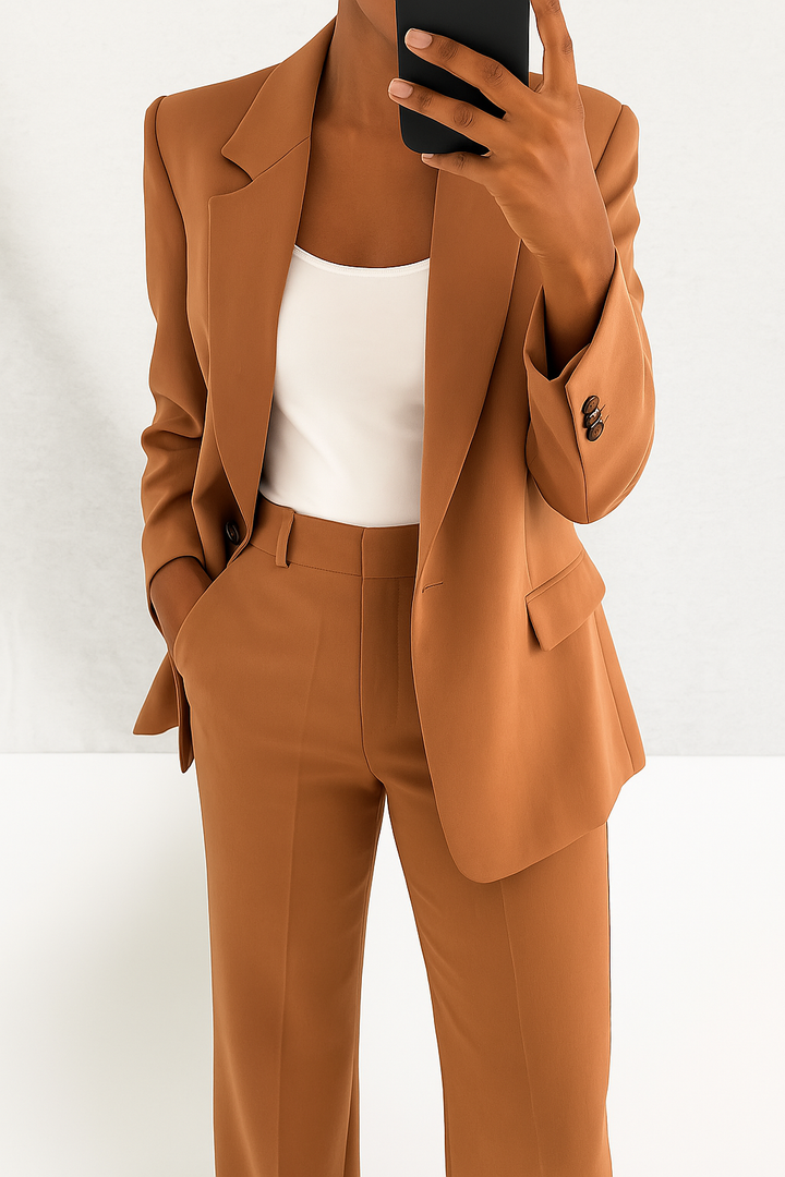 Completo Tailleur Senza Tempo Noemi – colore Marrone