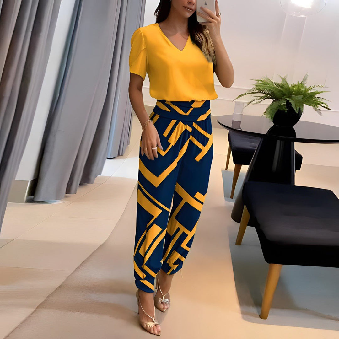 Completo Tendenza Stiloso Olimpia – colore Giallo