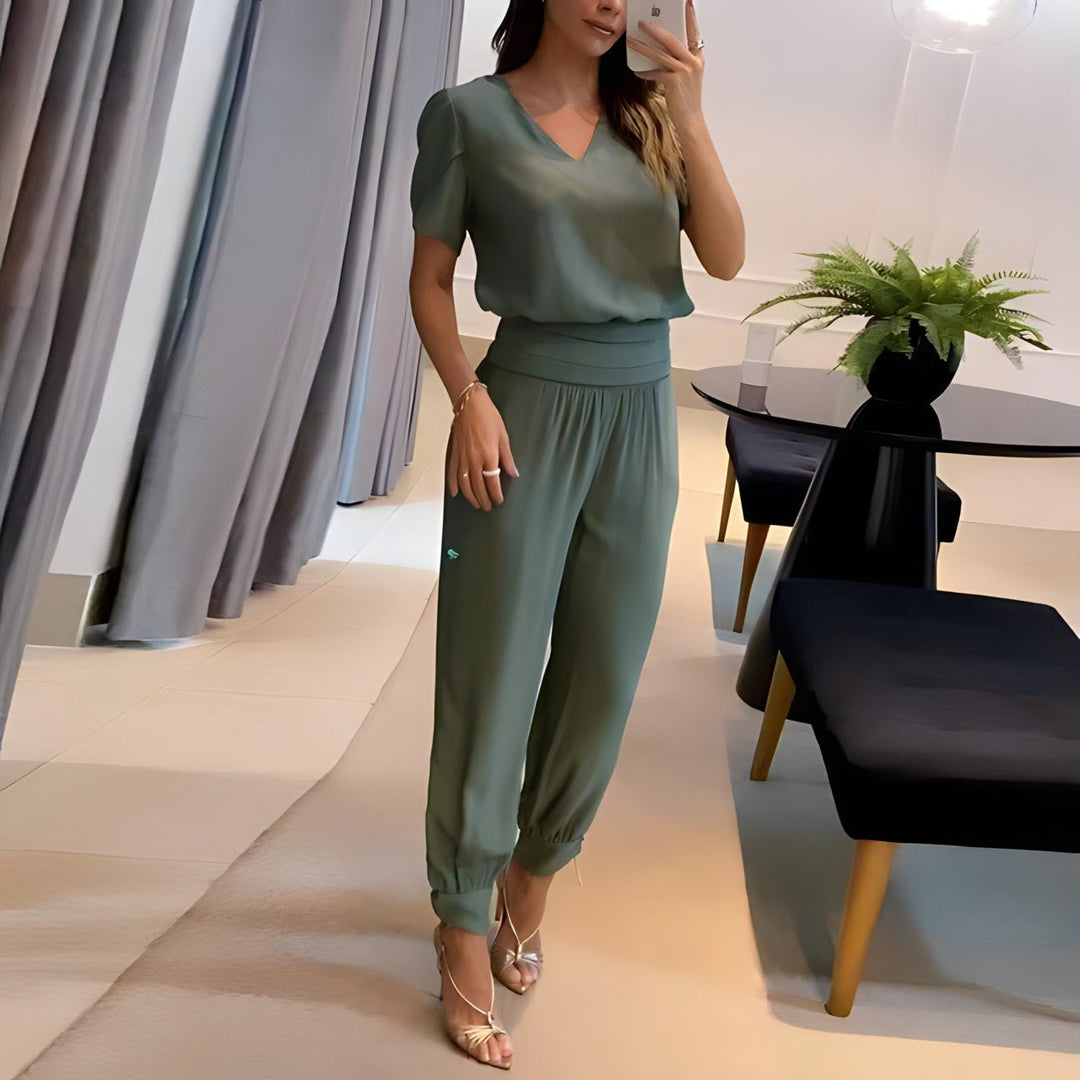 Completo Tendenza Stiloso Olimpia – colore Verde Oliva