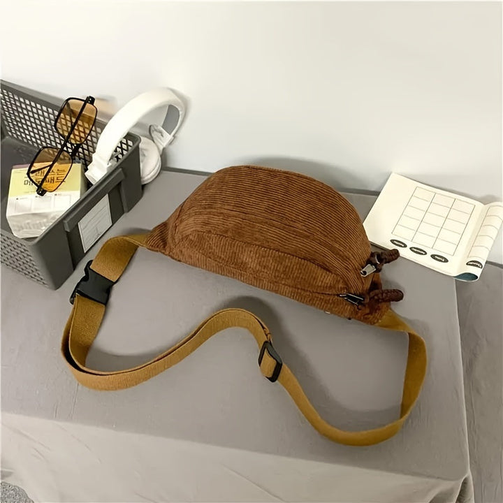Petra – Borsa a Spalla Velluto a Coste, foto 10