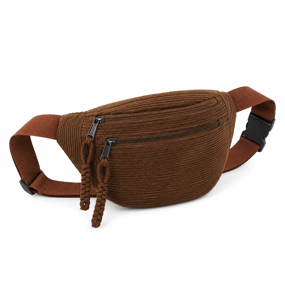 Petra – Borsa a Spalla Velluto a Coste, foto 13