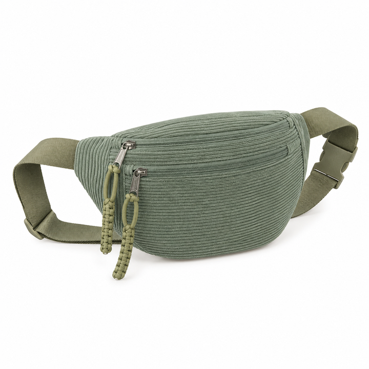 Petra – Borsa a Spalla Velluto a Coste, foto 2