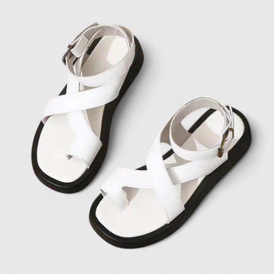 Sandali con piattaforma Rebecca – colore Bianco