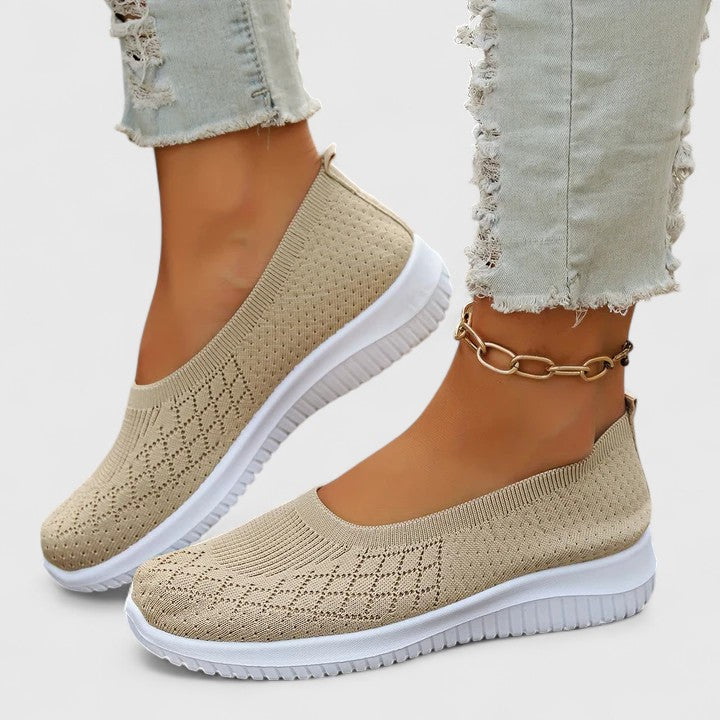 Scarpe Ortopediche Slip-On Sofia – colore Albicocca