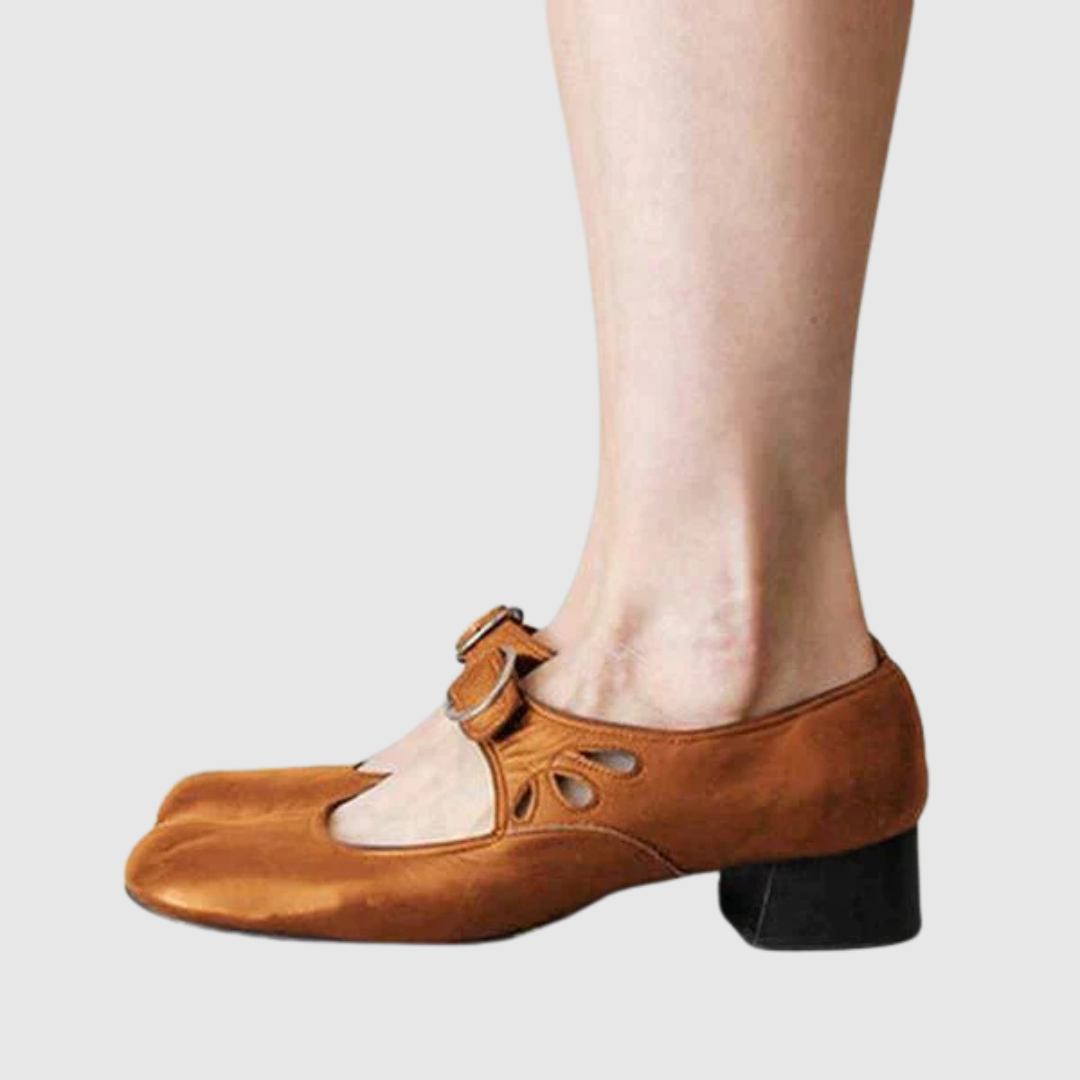 Teresa | Scarpe Mary Jane in pelle, foto 10