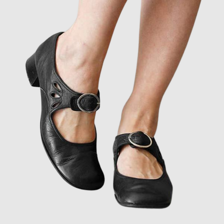 Teresa | Scarpe Mary Jane in pelle, foto 2