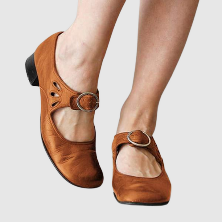 Teresa | Scarpe Mary Jane in pelle, foto 4