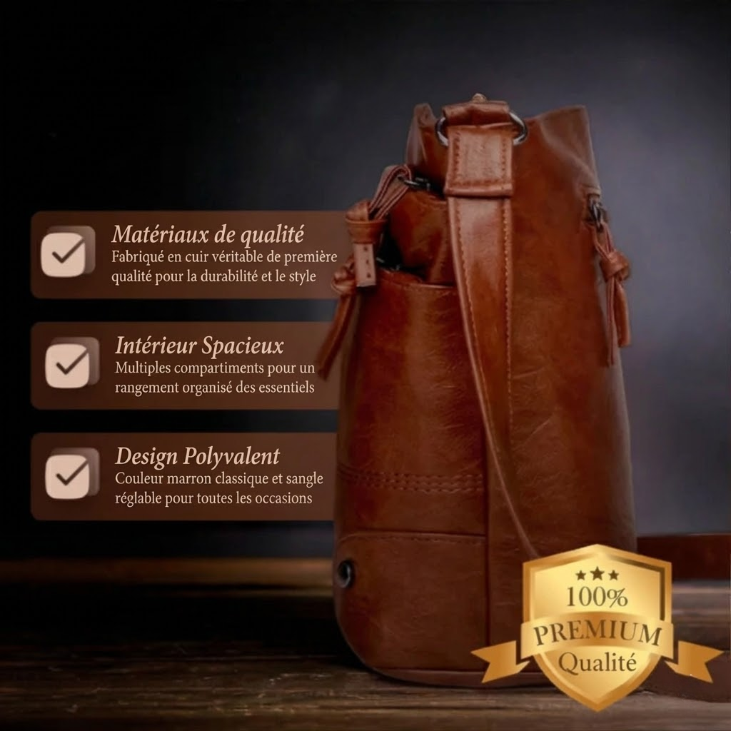Borsa a Spalla in Pelle Viola – foto 3