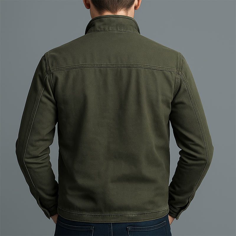 Field jacket uomo stile militare vintage Renato - foto 4